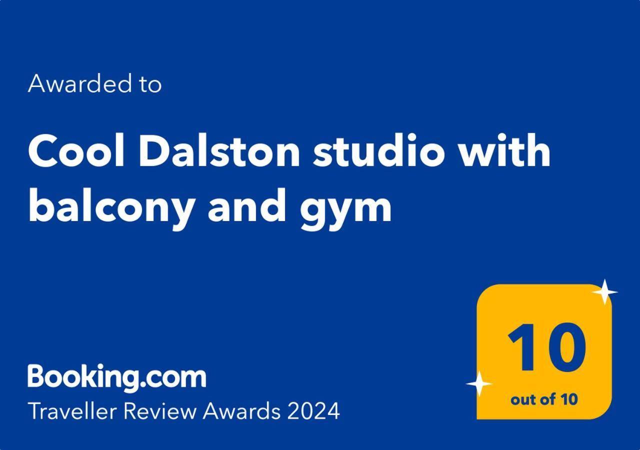 Cool Dalston Studio With Balcony And Gym Apartment London Ngoại thất bức ảnh